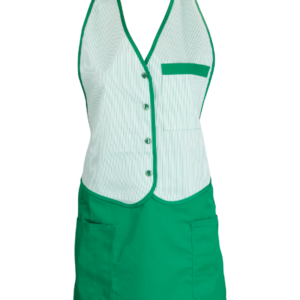 Fartuszek włoski 4255 (zielony/biały) | Kegel-Błażusiak 2-4255-020-9030