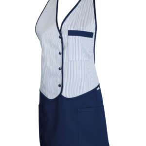 Fartuszek Włoski 4255 (granatowy/biały) | Kegel-Błażusiak 2-4255-020-9027