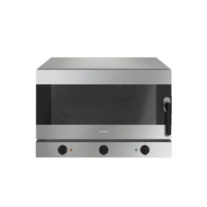 Piec konwekcyjny, 4 blachy, elektromechaniczny, manualne nawilżanie, zawias po lewej stronie | Smeg ALFA425H-2