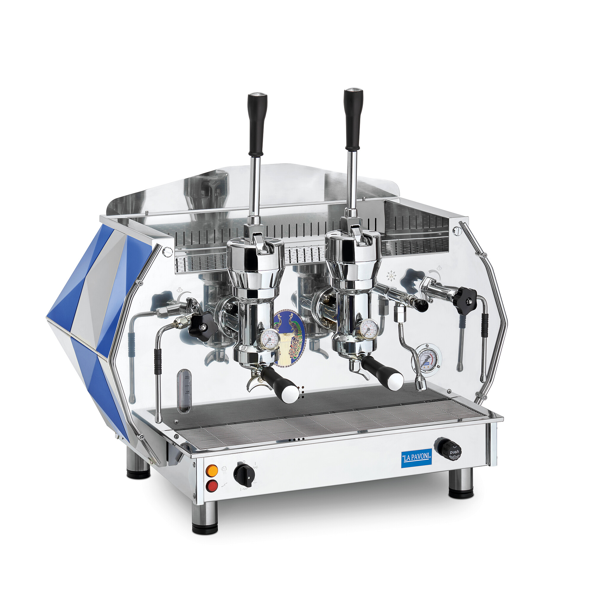 Dźwigniowy ekspres do kawy La Pavoni, 2-grupowy, kolor niebieski | Smeg DIA2L2418EU