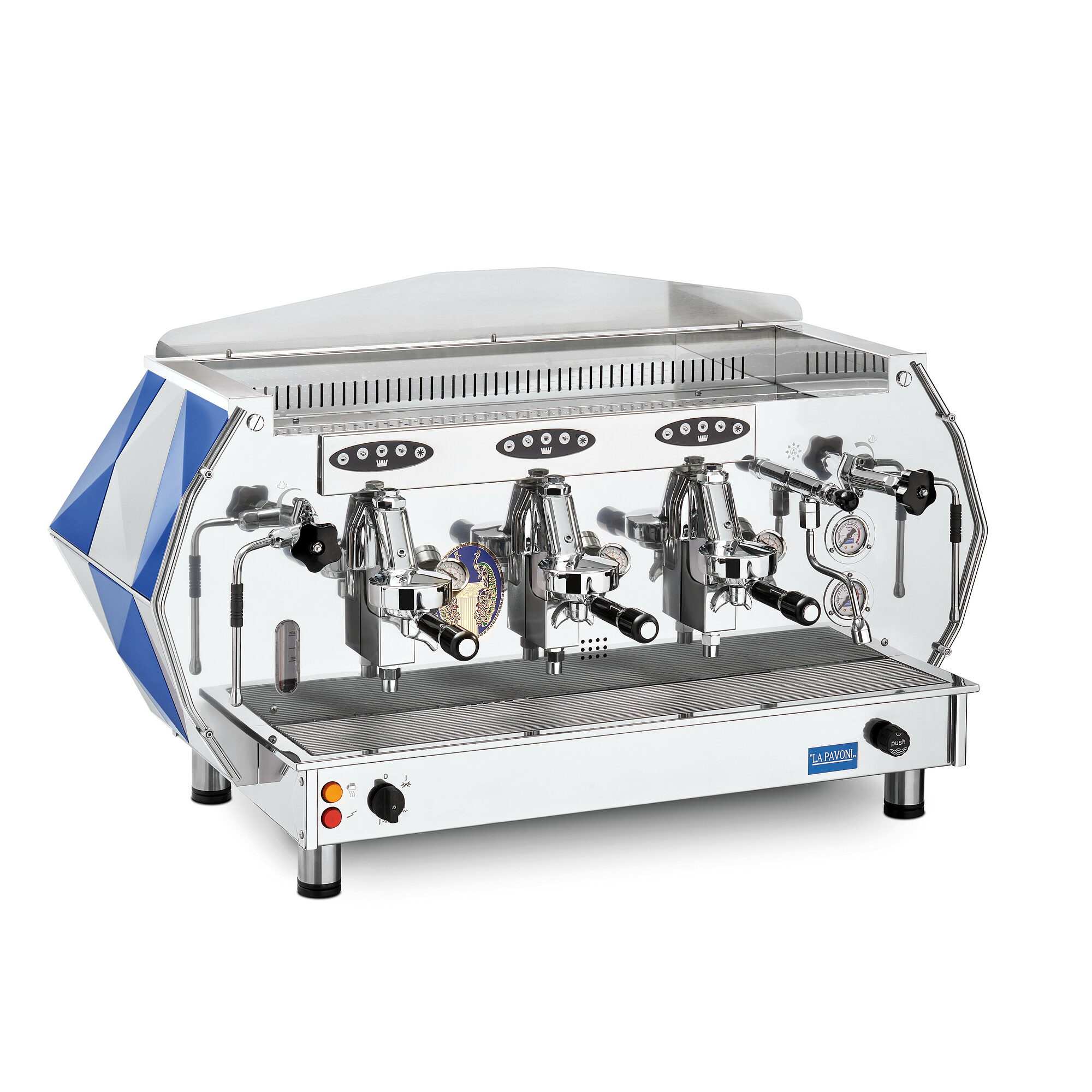 Automatyczny ekspres do kawy La Pavoni, 3-grupowy, kolor niebieski | Smeg DIA3SV1620EU
