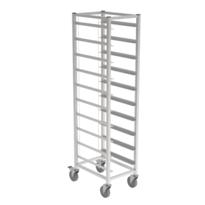 Regał jezdny na pojemniki lub tace 385x555x1800 | Dora Metal  DM 3322.k