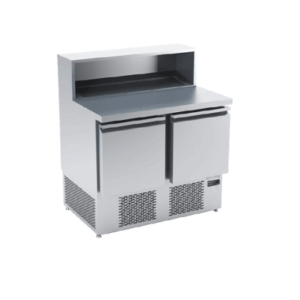 Stół chłodniczy do przygotowywania pizzy, płyta granitowa 950x700x850/1120 | Dora Metal DM-94042 BG