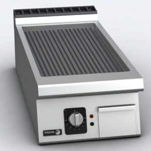 Płyta grillowa elektryczna z termostatem ryflowana | Fagor FT-E905 R