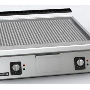 Płyta grillowa elektryczna z termostatem ryflowana podwójna | Fagor FT-E910 R