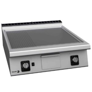 Płyta grillowa gazowa 2/3 gładka 1/3 ryflowana chromowana | Fagor FT- G910 CLR