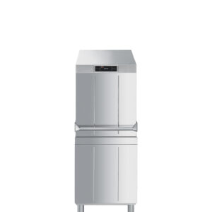 Zmywarka kapturowa, kosz 500x500, system płukania HTR, system odzysku ciepła SHR+, wbudowany zmiękczacz | Smeg HTY520DSH