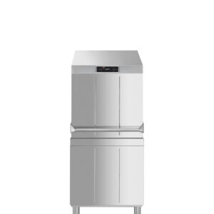 Zmywarka kapturowa, kosz 600x500, system płukania HTR, wbudowany zmiękczacz | Smeg HTY625DS
