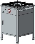 Taboret gazowy z szafką | Egaz, TG-110.IV