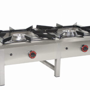 Taboret gazowy 2-palnikowy 16,0kW z palnikiem zapalającym | Egaz TGP 220.I
