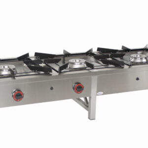 Taboret gazowy 3-palnikowy 19,0kW z palnikiem zapalającym | Egaz TGP 319.I