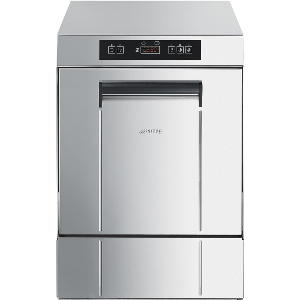 Zmywarka do szkła, kosz 400x400, podłączenie jednofazowe, wbudowany zmiękczacz | Smeg UG401DMS