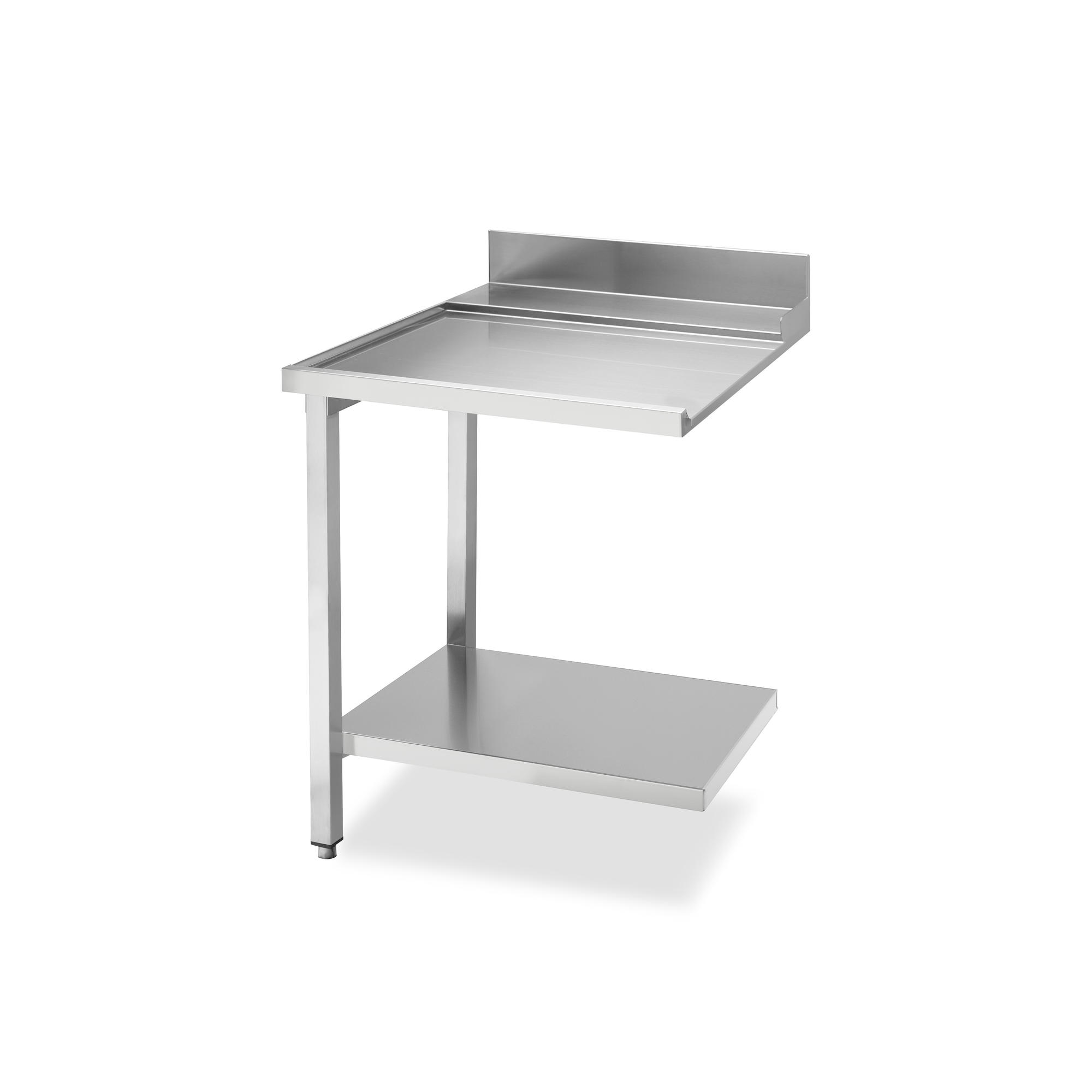 Stół wyładowczy, cokół (100) oraz półka dolna, 700x720x821,5, lewy element | Smeg WTX5700L