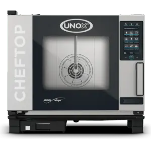 Piec konwekcyjno-parowy CHEFTOP MIND.Maps™ COUNTERTOP PLUS 5 GN 1/1 Gazowy | Unox XEVC-0511-GPRM