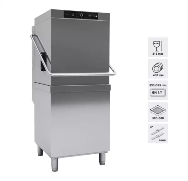 Zmywarka Kapturowa EVO Advance z odzyskiem ciepla Fagor AD 125 HRS 137074 998x958 nobckgr