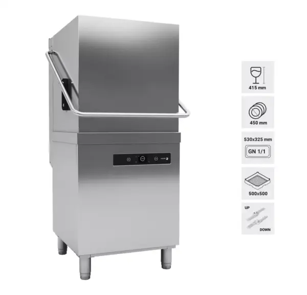 Zmywarka Kapturowa EVO Concept Fagor COP 144 DD 137083 998x958 nobckgr