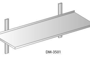 Półka wisząca 1200x300x250 | Dora Metal  DM 3501