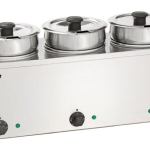 Bemar Hotpot do zup, 3 x wkład 3,5L | Bartscher 607035