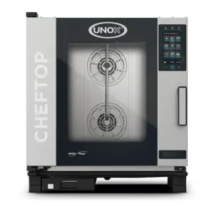 Piec konwekcyjno-parowy CHEFTOP MIND.Maps™ COUNTERTOP PLUS 7 GN 1/1 Gazowy | Unox XEVC-0711-GPRM-MS