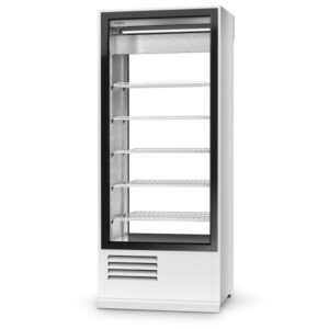 Szafa chłodnicza dwustronnie przeszklona, drzwi skrzydłowe 4kl. SCh-2S 625/1D ecoline | RAPA