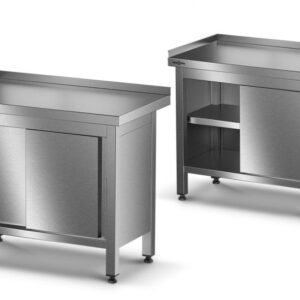 Stół przyścienny z drzwiami suwanymi 1100x700x850 SG-ZR 1100/700 | RAPA
