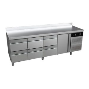 Stół chłodniczy jednodrzwiowy z 6 szufladami 700 Advance | Fagor ACP-4G HHHD