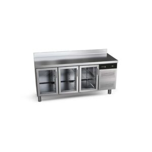 Stół chłodniczy trzydrzwiowy przeszklony 600 Snack Concept | Fagor CCP-3S GD
