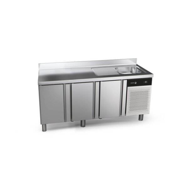 stol chlodniczy ze zlewem concept marki fagor model ccp 3g s