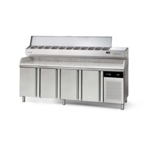 Stół chłodniczy do pizzy 4 drzwiowy 700mm | Fagor CCP-4G GR
