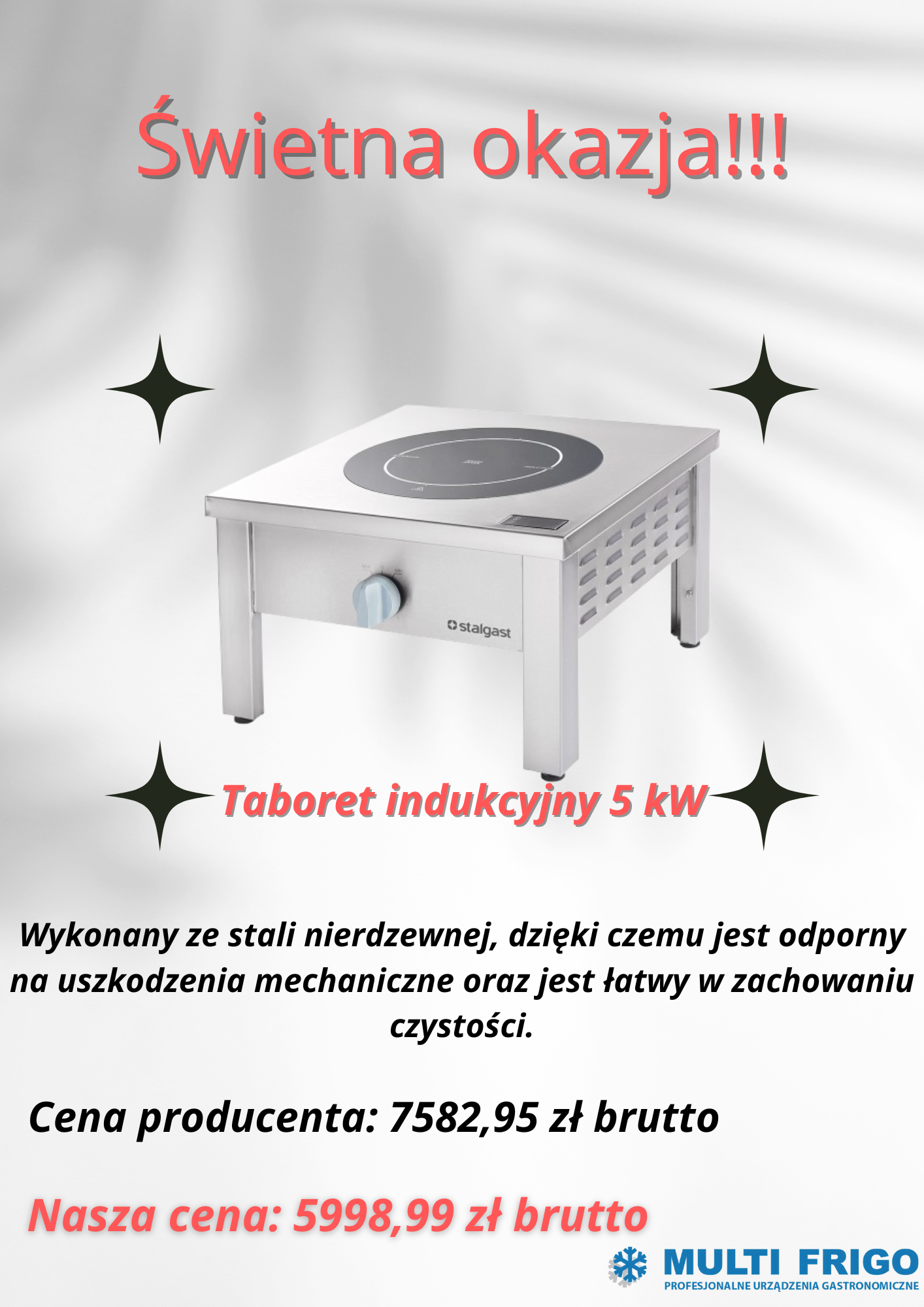 Taboret idukcyjny